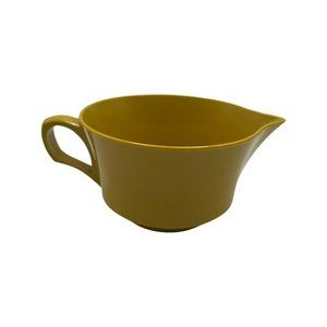 Allied Chemical Melmac Melamine Mustard Yellow Creamer MCM Vintage